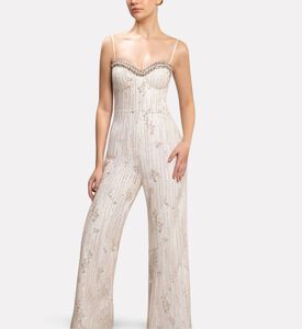 Michael Cinco Jumpsuit Bead, Model View