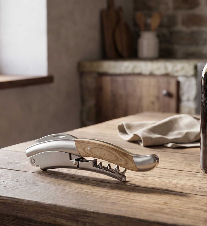 Legnoart Ghemme Stainless Steel Corkscrew, Packshot View