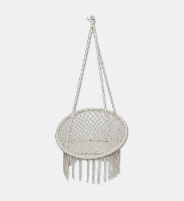 Home Deco and More Porto Cotton Cord Swing Chair, Packshot View