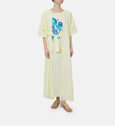 Jelly Fish Hand-painted Kaftan