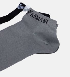 جوارب مطاطية بتطريز شعار