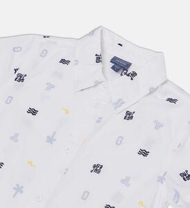 Logo-embroidery Short-sleeve Shirt Logo-embroidery Short-sleeve Shirt