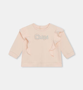 سويت شيرت قطن عضوي مكشكش