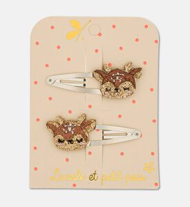 Luciole Et Petit Pois Clips Clement Fawn Pair, Packshot View