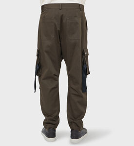 Cotton Grosgrain Details Cargo Pants Cotton Grosgrain Details Cargo Pants