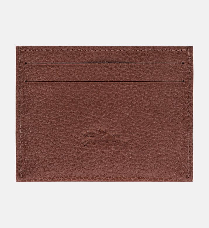 Longchamp Cardholder Foulonne, Brown, Packshot View