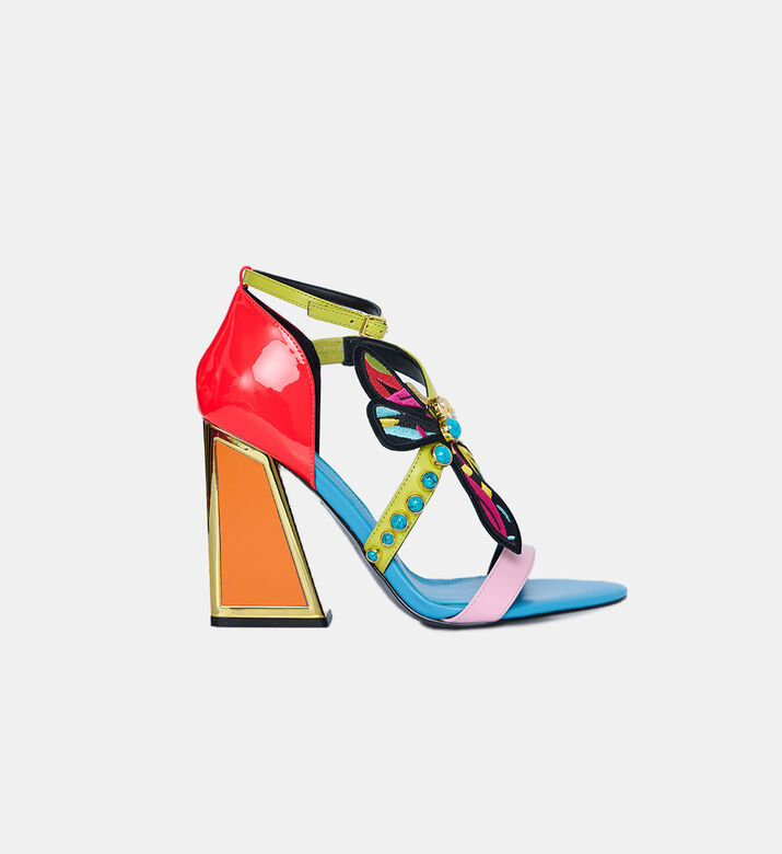 Jax Multicolored Leather Sandals