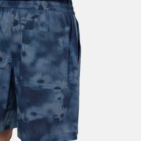 Cotton Floral-print Drawstring Shorts