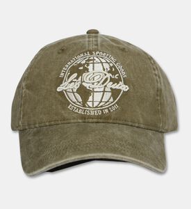 Les Deux Globe-embroidered Dad Cap, Packshot View