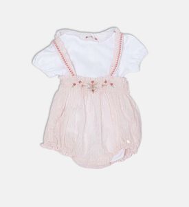 طقم مطرز بأزهار