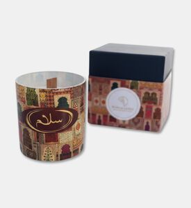 Tohfa Luxe Peace Glass Soy Wax Candle Gift Box, Packshot View