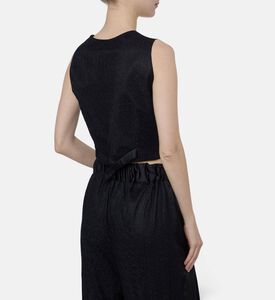 BARG Structured Slim-fit Vest, Model View