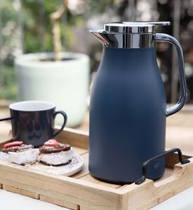 Denim Chrome Leak-proof Flask 1l