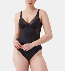 Sheer-detail Thong Bodysuit