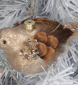 Ornament Bird Glass Ornament Bird Glass