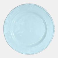 Pearl Embellished Dinner Plate - 23 Cm