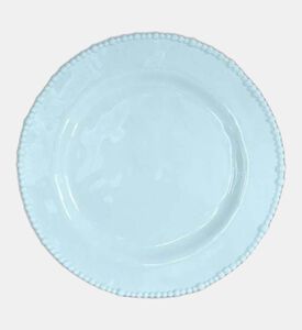 Pearl Embellished Dinner Plate - 23 Cm
