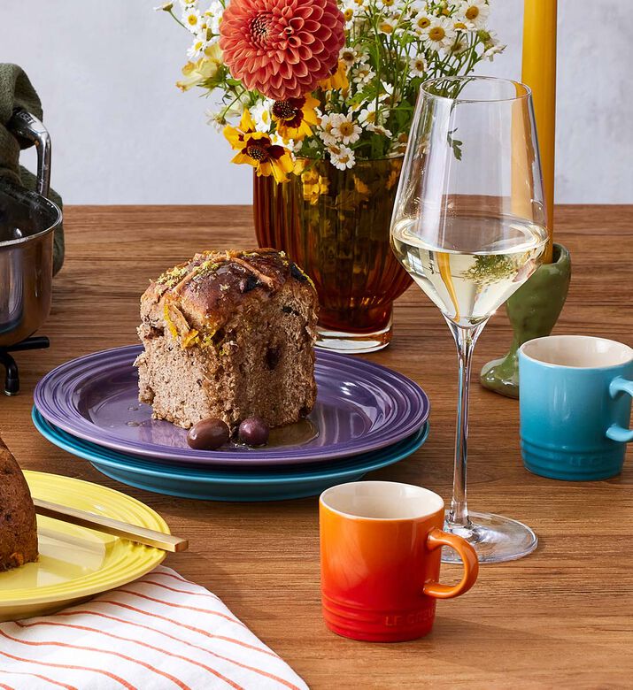 Stoneware Rainbow Espresso Mug Set