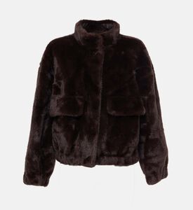 Plush Faux Fur Jacket