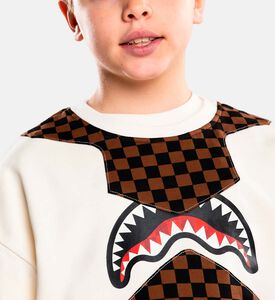 سويت شيرت بياقة دائرية ثلاثية