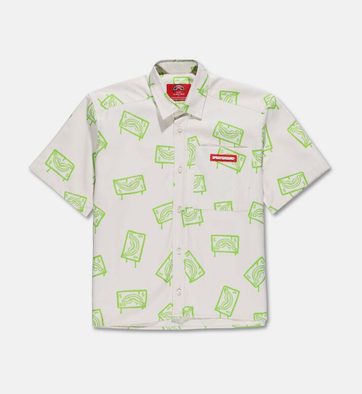 Sprayground Slimer Dripping Organic Cotton Shirt, Packshot View
