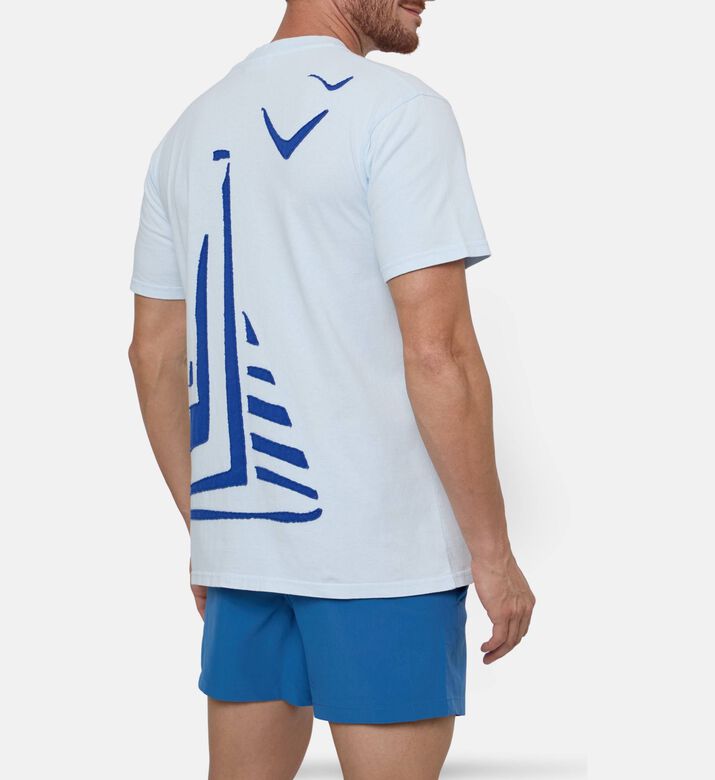 Maison Labiche Logo-embroidery T-shirt, Model View
