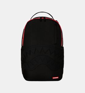 حقيبة ظهر مزخرفة بفم سمكة قرش