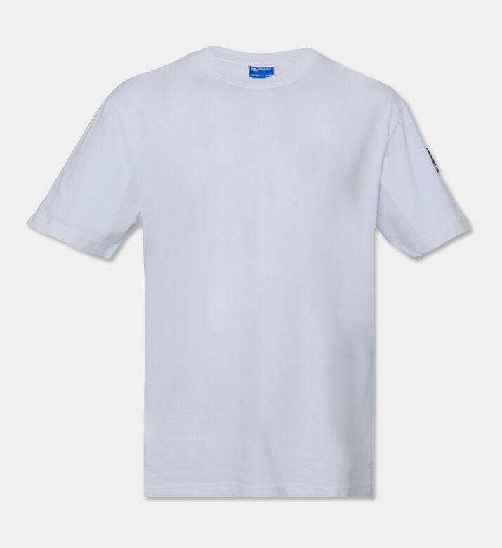 Karl Lagerfeld Silicone Logo-patch Short-sleeve T-shirt, White, L, Packshot View