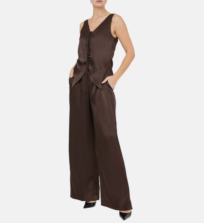 Wide-legged Satin Trousers Wide-legged Satin Trousers