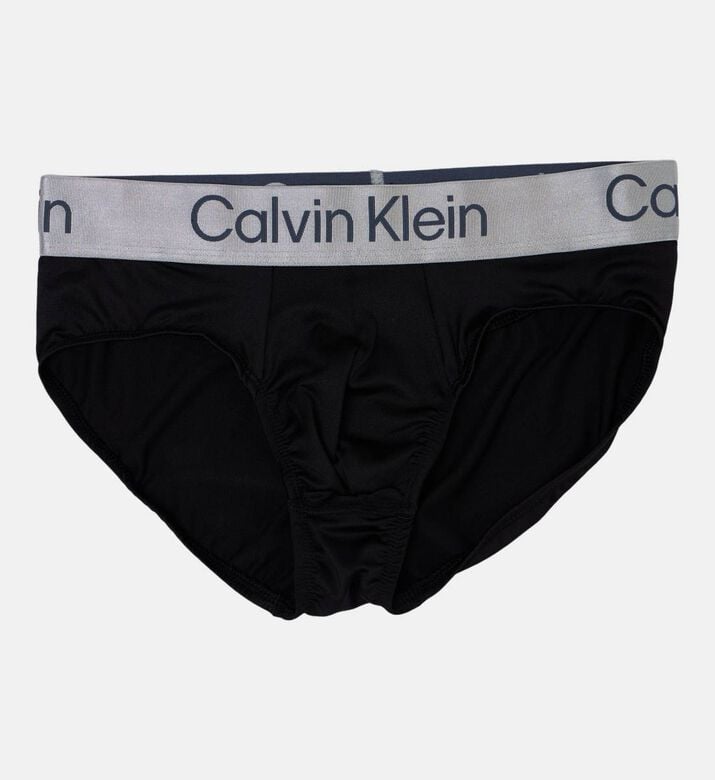 Calvin Klein Logo-print 3-pack Regular-fit Briefs, Packshot View Calvin Klein Logo-print 3-pack Regular-fit Briefs, Packshot View
