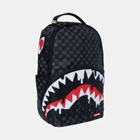 Checkered Shark Backpack