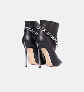 Chain-detail Ankle Boots
