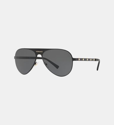 Metal Pilot Double Bridge Sunglasses 59