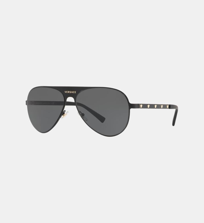 Metal Pilot Double Bridge Sunglasses 59