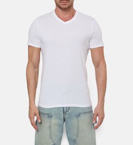 Galeries Lafayette Ts Mc Sishev, White, Xl, Model View