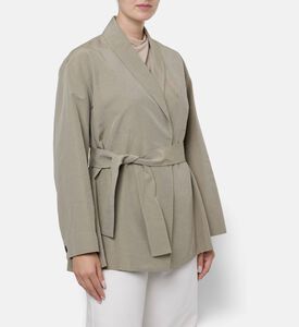 Soeur Come Wrap-style Jacket, Model View