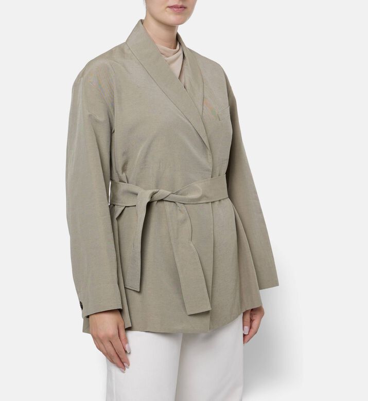 Soeur Come Wrap-style Jacket, Model View