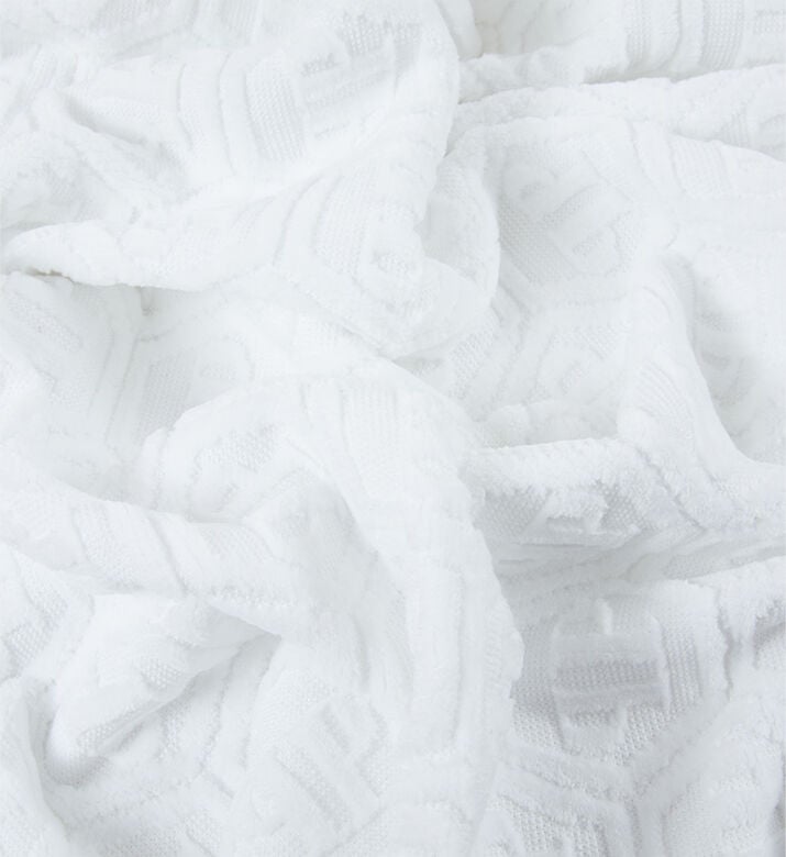 Philip Plein Hexagon Hand Towel Set, White, Packshot View