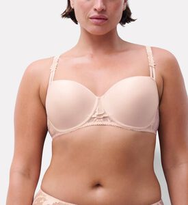 Chantelle Floral Embroidered Straps Bra, Model View