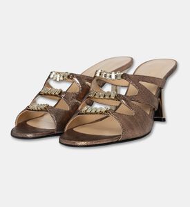 Baldinini Metallic Cut-out Mule Sandals, Packshot View