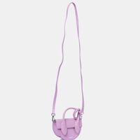 Leather Mini Pretzel Handbag 15 X 17 X 7.5 Cm