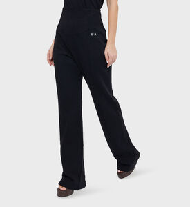 High-wasted Cotton Sweatpants