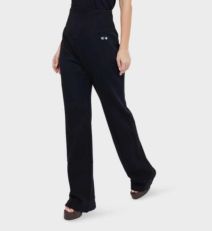 High-wasted Cotton Sweatpants