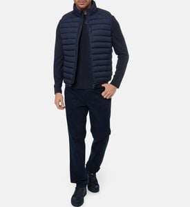 Save the Duck Padded Sleeveless Regular-fit Vest, Blue, Xl, Model View