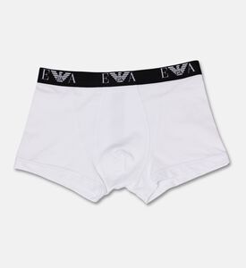 Emporio Armani Logo-waistband 3-pack Low-rise Boxers, White, L, Packshot View