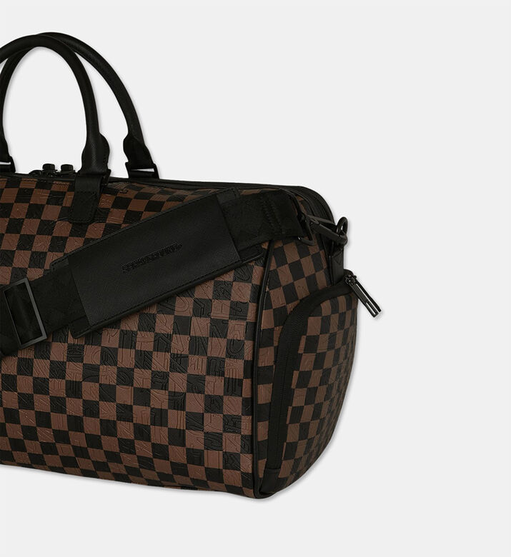 Sprayground Checkered-print Top Handle Duffle Bag, Packshot View
