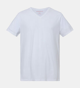 Cotton V-neck Short Sleeve T-shirt Cotton V-neck Short Sleeve T-shirt