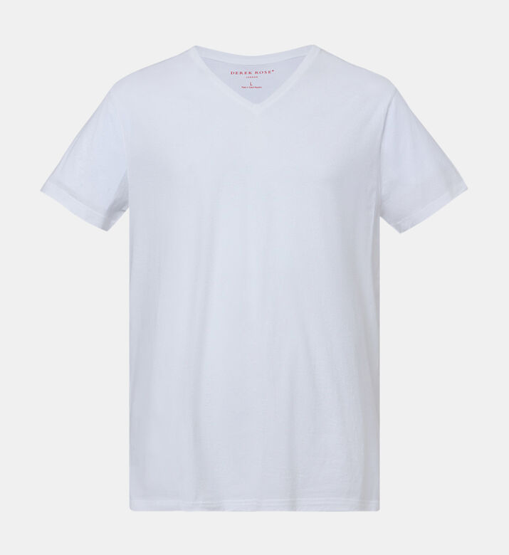 Cotton V-neck Short Sleeve T-shirt Cotton V-neck Short Sleeve T-shirt