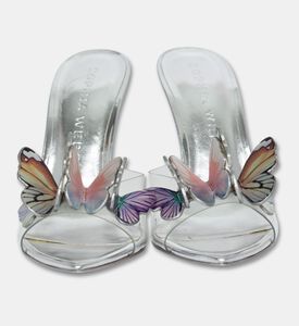 Sophia Webster Vanessa Pointed-toe Mules, Silver, Eu-39, Packshot View