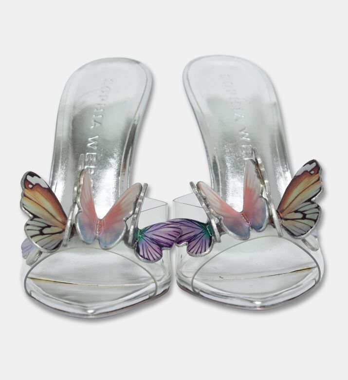 Sophia Webster Vanessa Pointed-toe Mules, Silver, Eu-39, Packshot View
